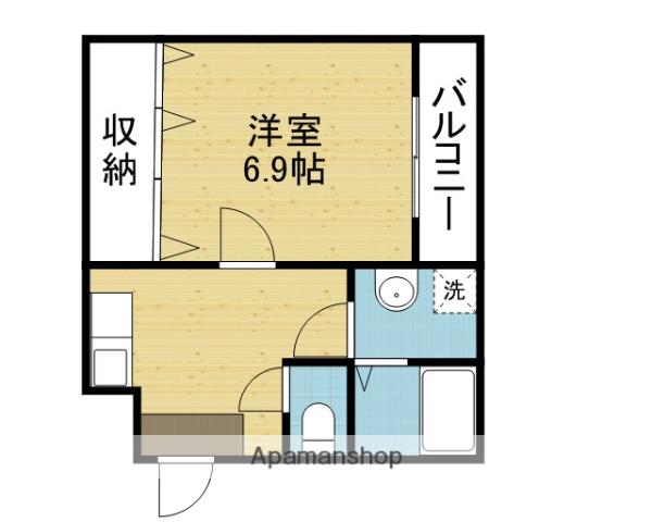 アルトモンターナ森ノ宮(1K/5階)の間取り写真