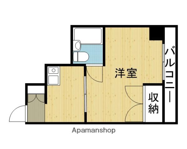 トーエー森ノ宮第2ビル(1K/4階)の間取り写真