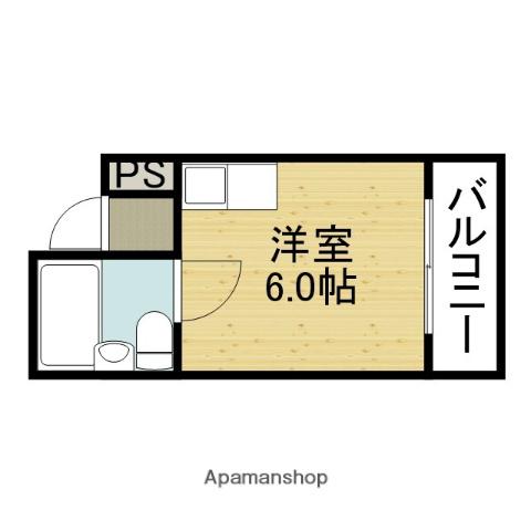 エクラ今里駅前(ワンルーム/5階)の間取り写真