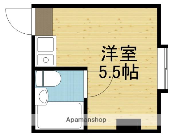 今井商事27ビル(ワンルーム/2階)の間取り写真