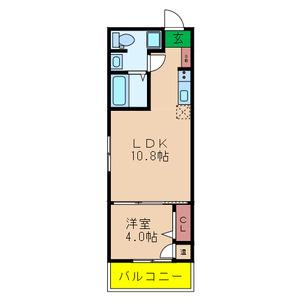 FMAISON LORE 5番館(1LDK/3階)の間取り写真