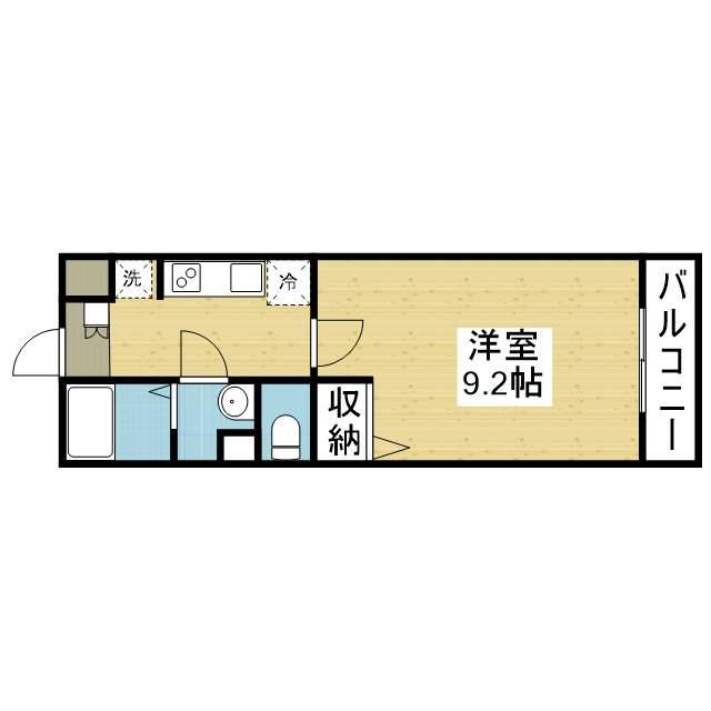 TOMS HOUSE IMAZATO(1K/3階)の間取り写真