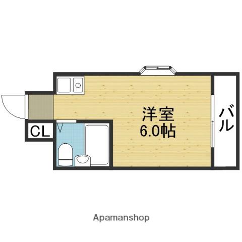セント高津(ワンルーム/8階)の間取り写真