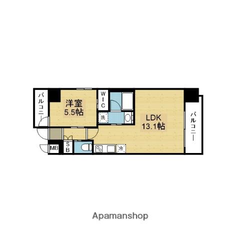 プレジオ永和ASIAN(1LDK/2階)の間取り写真