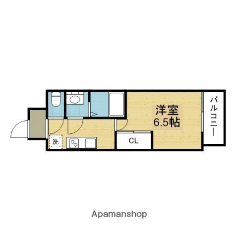 ブランシエスタ森ノ宮(1K/5階)の間取り写真