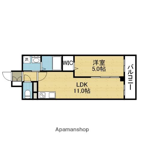 VITA荒本(1LDK/11階)の間取り写真