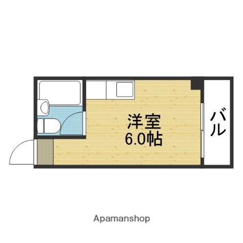 プレアール日本橋(ワンルーム/5階)の間取り写真