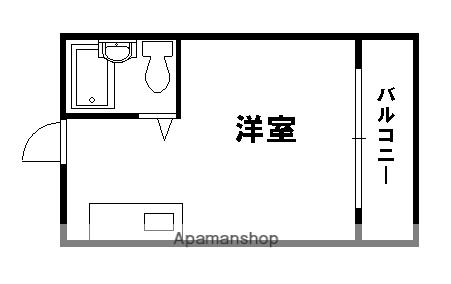 ルネッサンスシャレード(1K/5階)の間取り写真