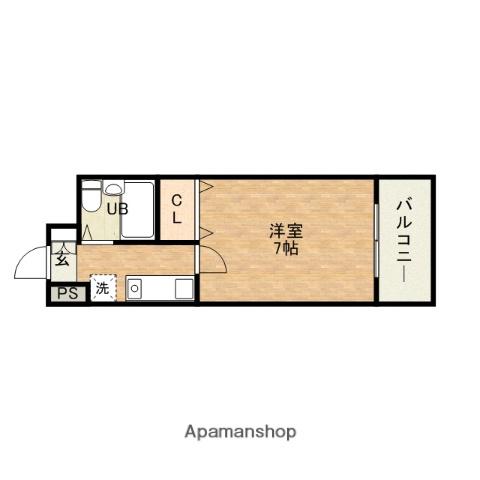 エスリード森ノ宮第2(1K/8階)の間取り写真