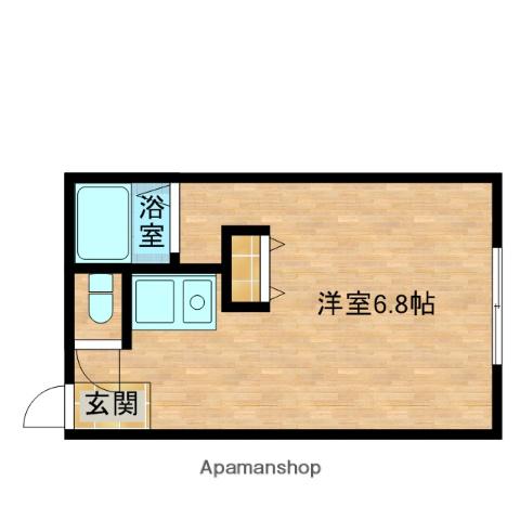 カーザ布施(ワンルーム/3階)の間取り写真