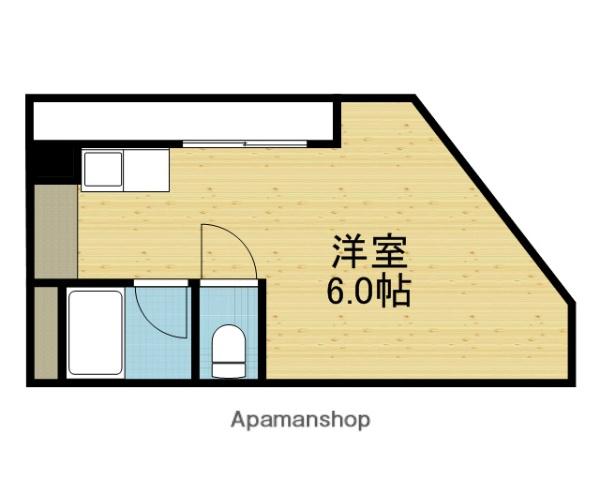 スペラーレ今里(ワンルーム/5階)の間取り写真