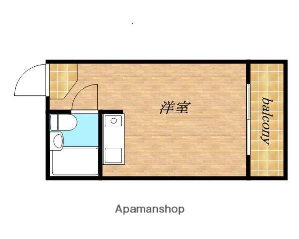 パルイレブン(ワンルーム/1階)の間取り写真