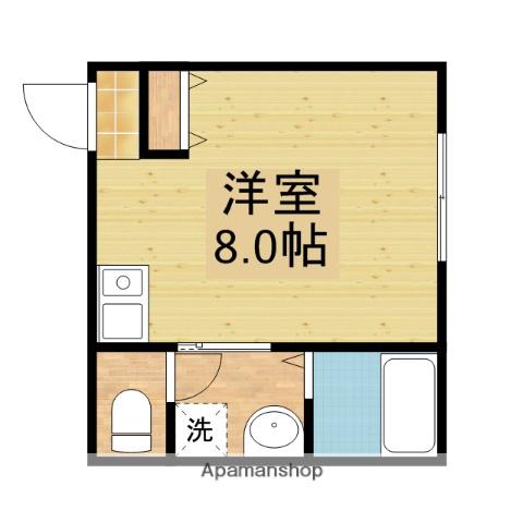 ガーデンビル(ワンルーム/5階)の間取り写真