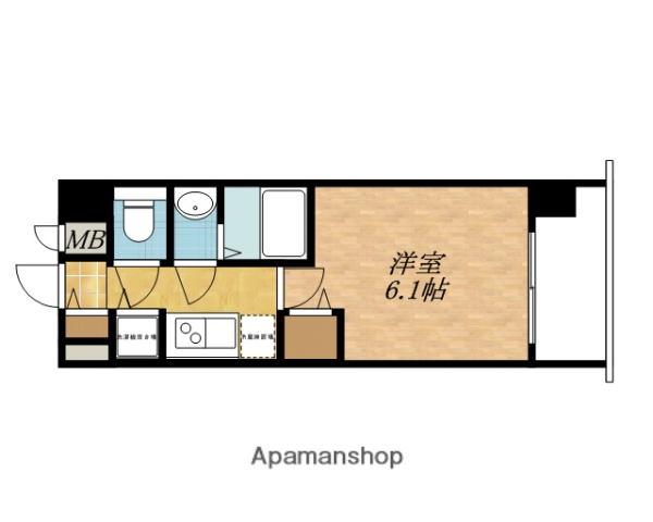 プレサンス玉造駅前(1K/5階)の間取り写真