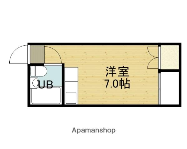 VALENTIA TATSUMINISHI(ワンルーム/4階)の間取り写真