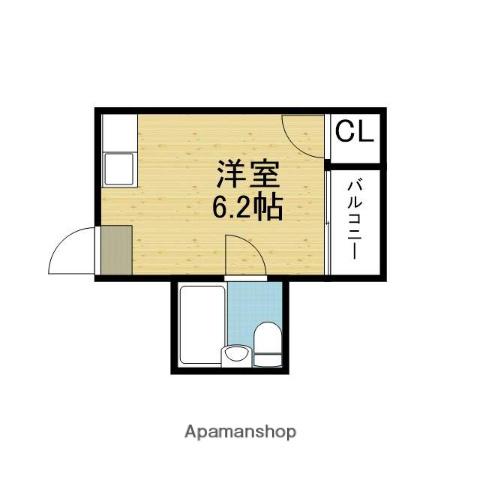 サンシャインMKM大池(ワンルーム/3階)の間取り写真