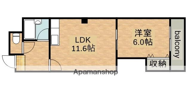 サンプラザ今里VI番館(1LDK/3階)の間取り写真