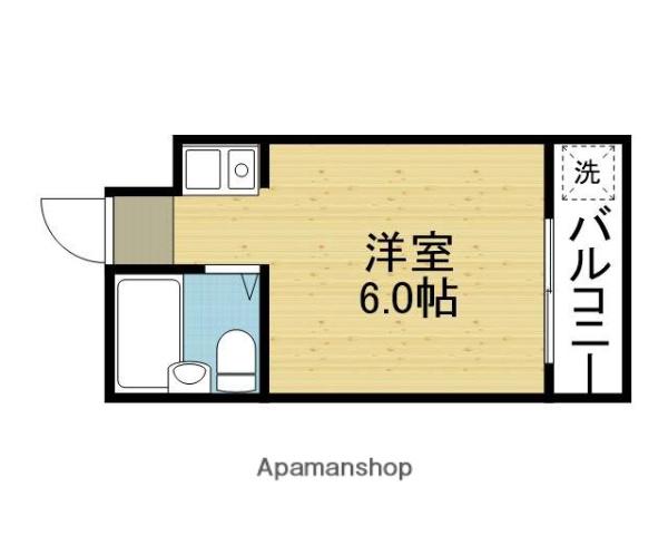 プレアール深江橋(ワンルーム/3階)の間取り写真