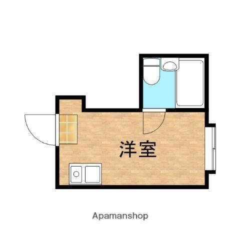 ジオナ深江橋(ワンルーム/3階)の間取り写真