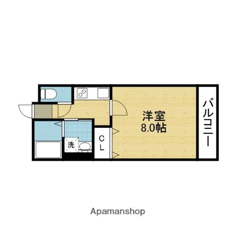 ハイム グレイス(1K/1階)の間取り写真