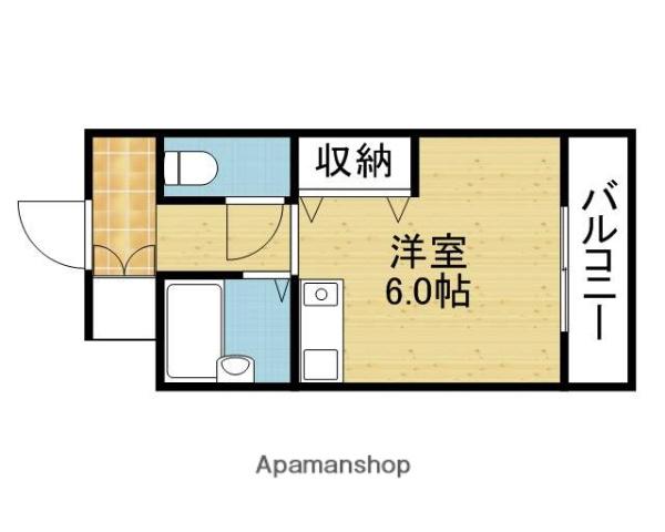 アローズパーク(ワンルーム/9階)の間取り写真