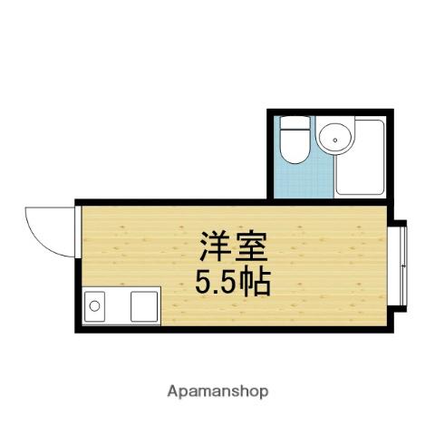 ジオナ野江(ワンルーム/1階)の間取り写真