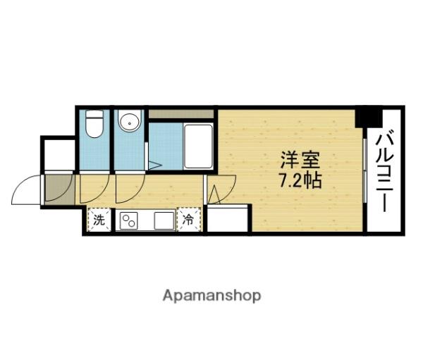 サムティ大阪GRAND イーストⅡ(1K/8階)の間取り写真