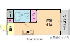 メゾン・ド・トレイユ(ワンルーム/2階)の間取り写真