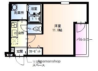 フジパレス深江橋Ⅵ番館(1K/3階)の間取り写真