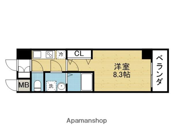 セオリー大阪パーチェ(1K/5階)の間取り写真