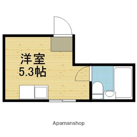 パークサイド平野A(ワンルーム/2階)の間取り写真