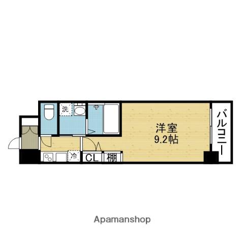 セイワパレス深江南(1K/4階)の間取り写真