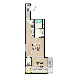 メゾンボヌス(1LDK/1階)の間取り写真