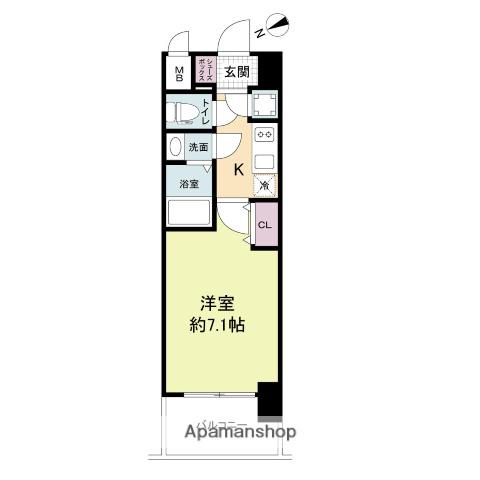 セレニテ京橋クレア(1K/11階)の間取り写真