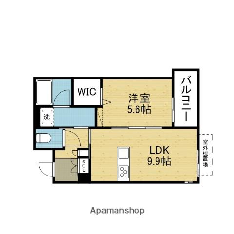シャーメゾングランベアー(1LDK/3階)の間取り写真