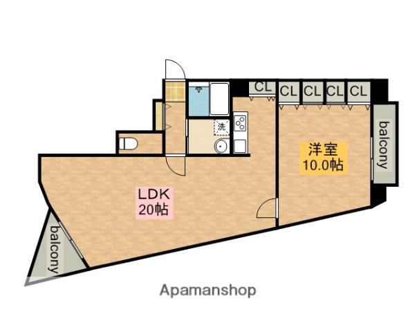 ザ・リージェント(1LDK/1階)の間取り写真