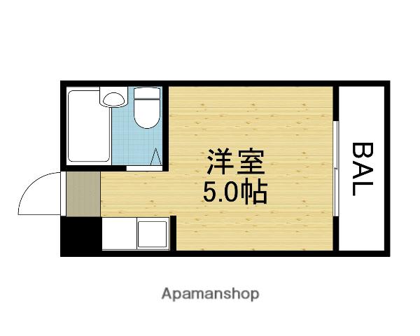 メゾン神江(ワンルーム/3階)の間取り写真