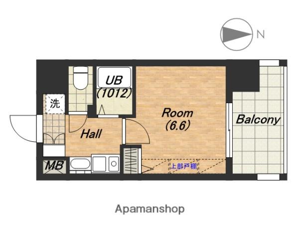 エステムプラザ大阪セントラルシティ(1K/2階)の間取り写真