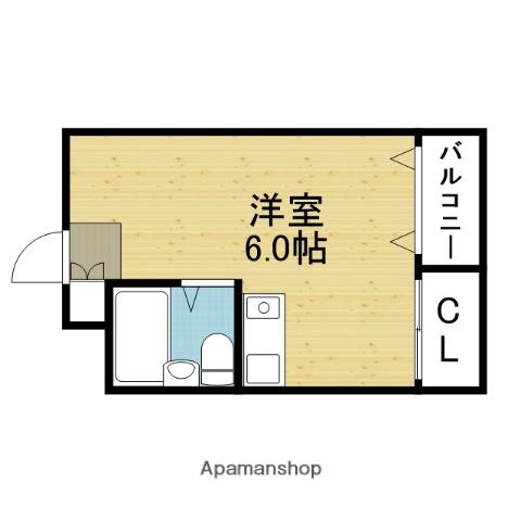 ラパンジール小路東(ワンルーム/3階)の間取り写真