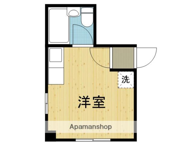 大宝小橋ロイヤルハイツ(ワンルーム/2階)の間取り写真