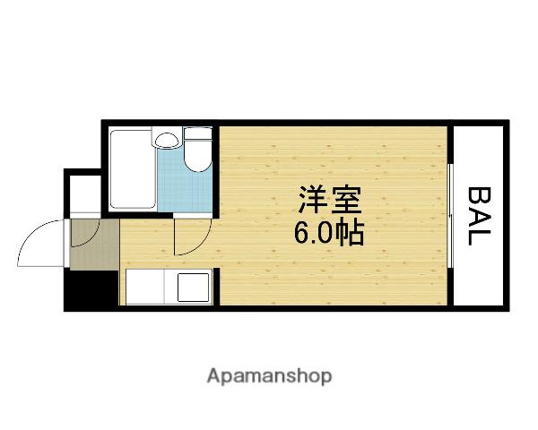パウゼ布施(1K/4階)の間取り写真