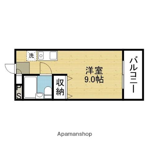 ラパンジール新今里(ワンルーム/6階)の間取り写真