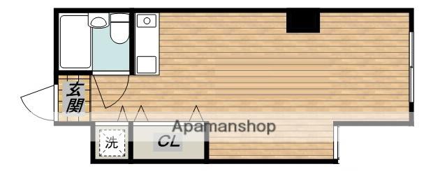 イトーピア高津(ワンルーム/3階)の間取り写真