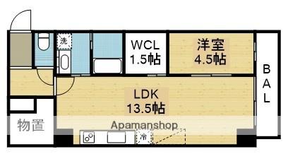 SUNNY SIDE 生玉(1LDK/10階)の間取り写真