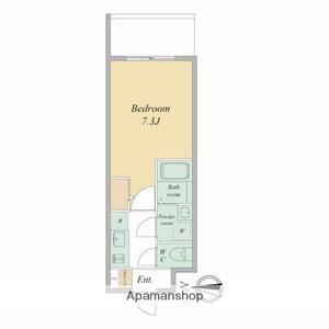 エスリードレジデンス大阪谷町ザ・マークス(1K/2階)の間取り写真