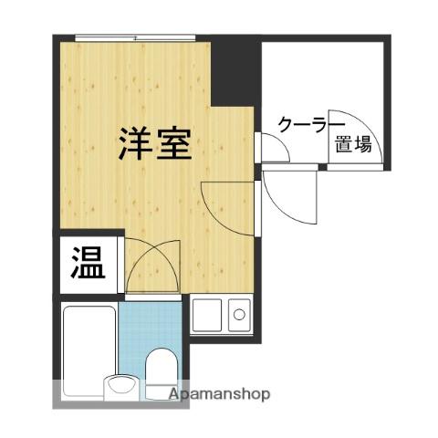 グランドメゾン船場(ワンルーム/2階)の間取り写真