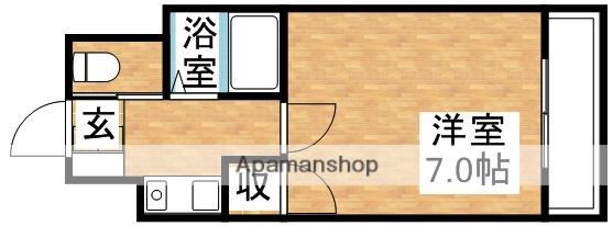 第3国本エレガンス新大阪(1K/3階)の間取り写真