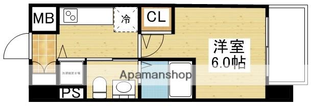 エスリード新大阪ノース(1K/10階)の間取り写真