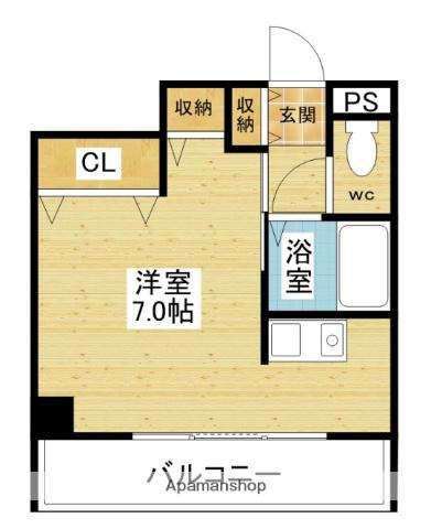 ノルデンハイム新大阪(1K/8階)の間取り写真
