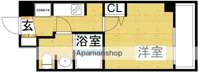 アドバンス新大阪5(1K/12階)の間取り写真